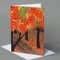 Autumn Road: A nature inspired blank notecard