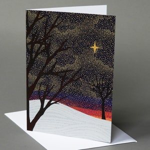 North Star: A nature inspired blank notecard