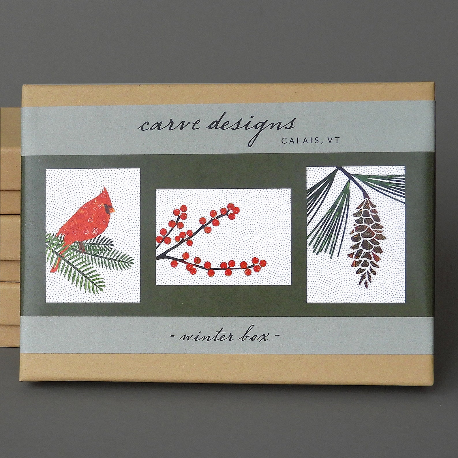 Winter Mix: A Boxed Set of 10 Blank Nature Inspired Notecards - Etsy