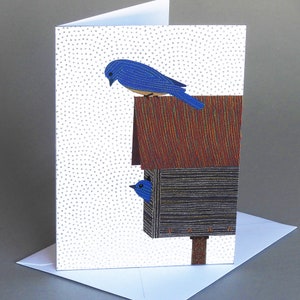 Bird House: A great card for bird lovers, new home owners, or as a birth announcement!