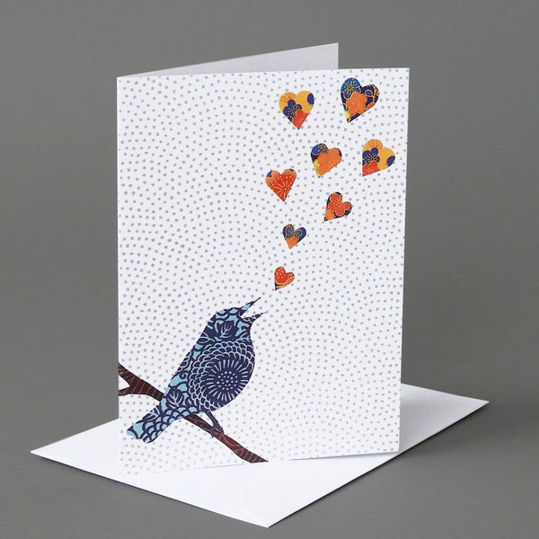 Love Song: A nature-inspired blank notecard, valentine, anniversary, birthday, wedding.