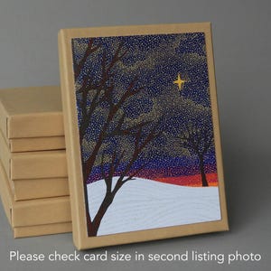North Star Christmas Card: A boxed set of 10 blank nature inspired holiday cards and 11 envelopes celebrating the beauty of the season.
