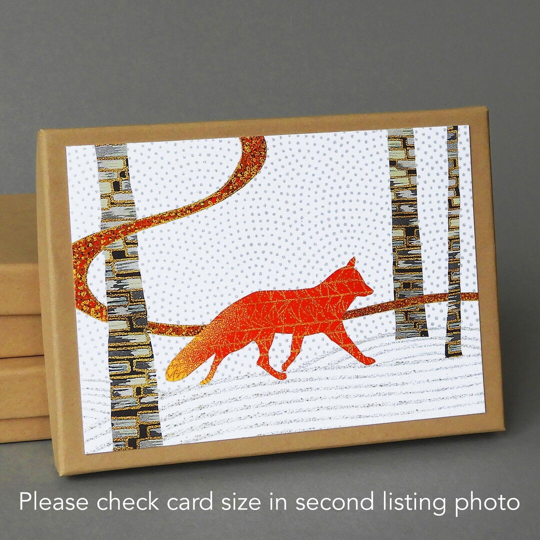 Christmas Card Red Fox: A Boxed Set of 10 Blank Nature Inspired Holiday ...