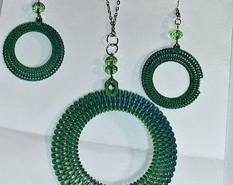 Modern Circle Jewelry Set- Misprint 40% off