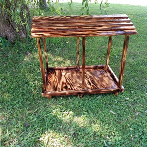 Extra large reclaimed wooden cat/small animal feeding station