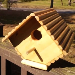 Handcrafted made to order traditional small birdhouse