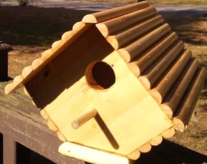 Handcrafted made to order traditional small birdhouse