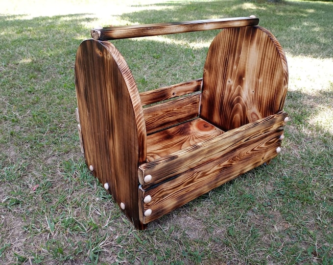 Finished tack caddy/craft caddy. yarn caddy