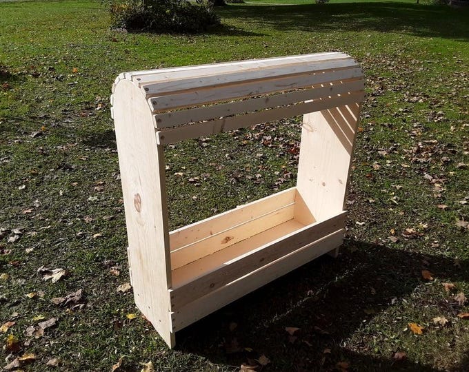 NEW SIZE - 30 inch tall reclaimed wood saddle rack kit