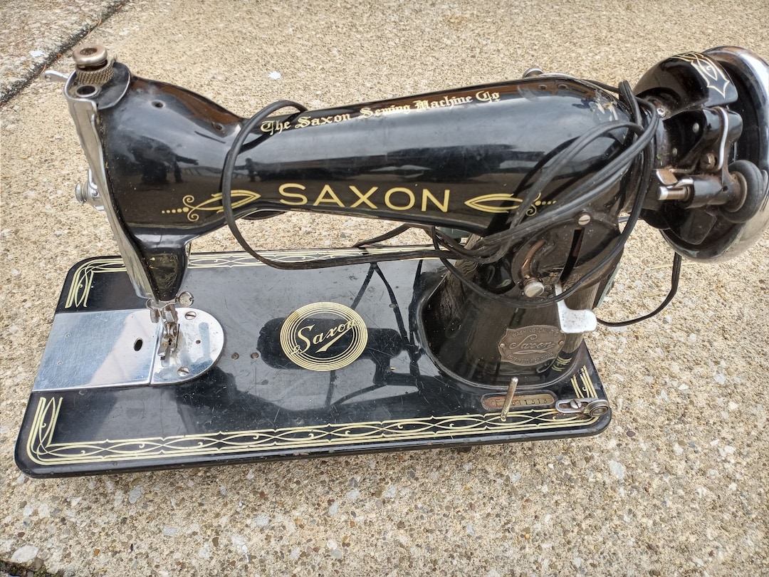 Very Rare Vintage Saxon Sewing Machine Made in Occupied Japan in the