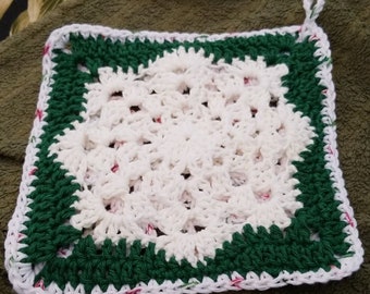 Crochet Reversible Hot Plate Mat PDF Instructions