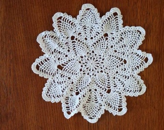 Pineapple doilies 100% cotton