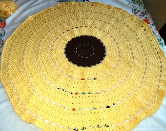 Sunflower blanket/lapghan