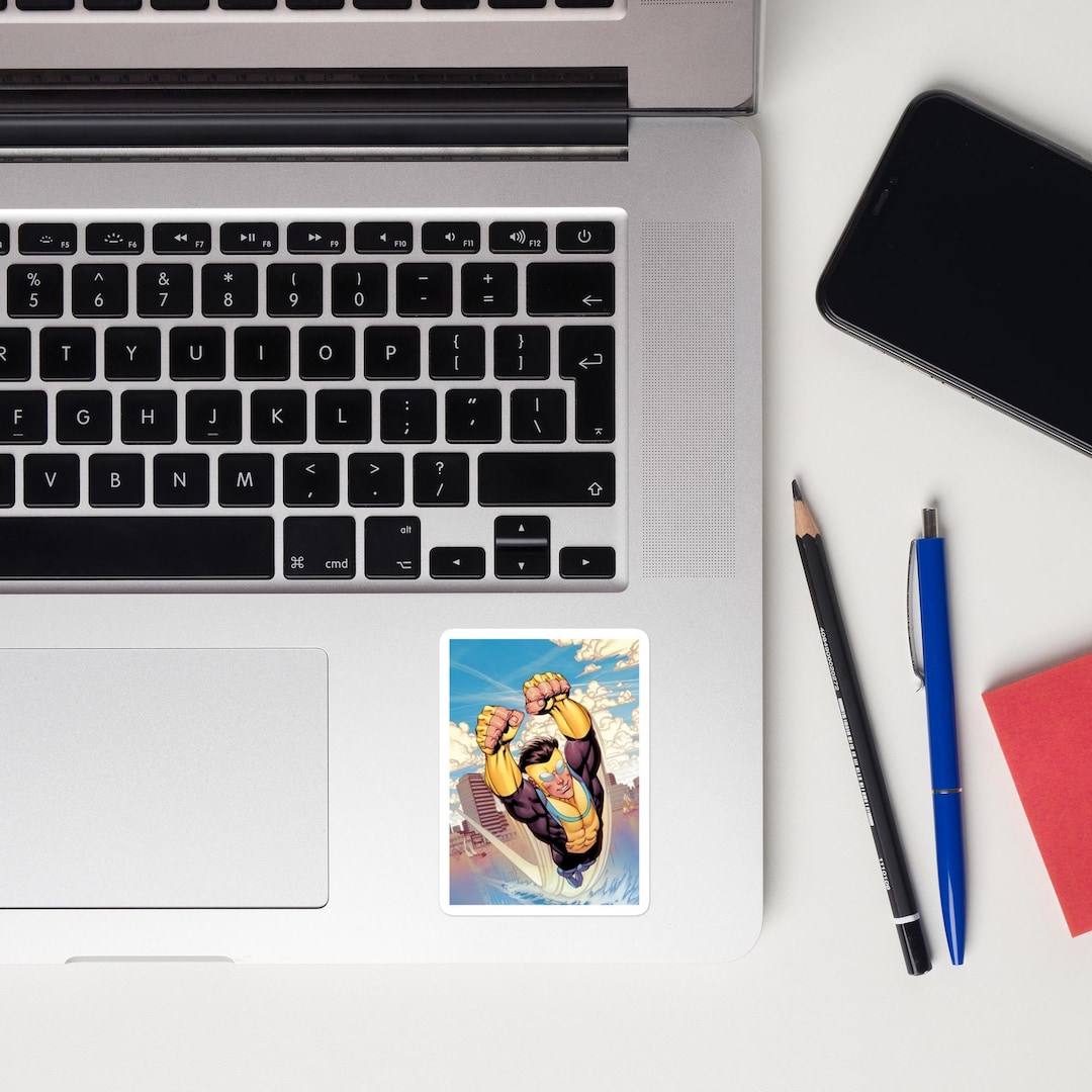 Invincible Mark Grayson Vinyl Sticker – Comic Art Laptop Decal, Water ...