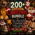 Ultimate Christmas STL Bundle \u2013 200+ Christmas STL Files \u2013 Holiday Decor, Cookie Cutters, Flexi Toys, Lanterns, Wall Art & More \u2013 3D