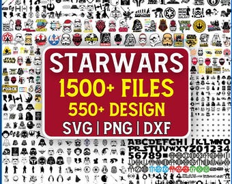 スターウォーズSVGバンドル、ギャラクシーSVG PNG DXF、スペースウォリアークリップアート、サイエンスフィクションSVG宇宙船SVG、Cricutカットファイル、即時ダウンロード