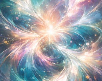 Remolinos de luz celestial
