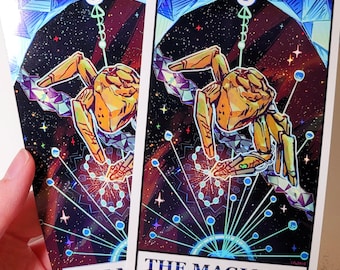 Rocky "The Magician"  Tarot Card 4x6 Print WITH BORDER