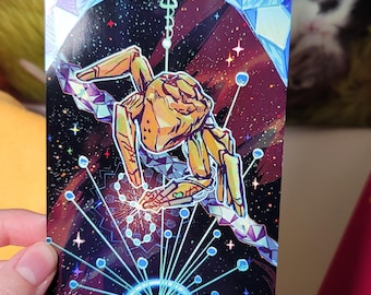 Rocky "The Magician"  Tarot Card 4x6 Print