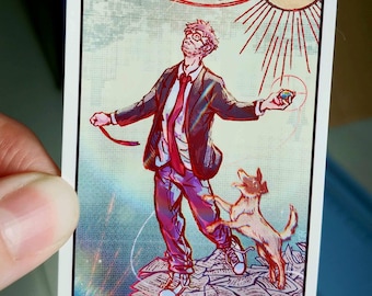 Ryland Grace Tarot Card 0 "The Fool" Homemade Vinyl Sticker