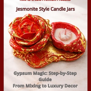 Gypsum Magic: Luxury Candle Making Guide. PRO Step-by-Step Tutorial. How to Create Jesmonite Style Premium Planters.