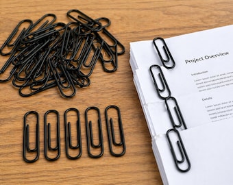 Paperclips | Standard Size, Reusable Office Desk Organizer (35 Pack)