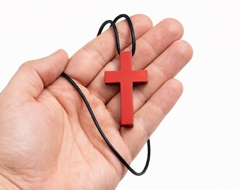 Cross Necklace for Kids, Lightweight Faith Jewelry PLA