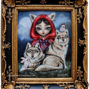 Little Redwolfie LIMITED EDITION Print Signed Numbered Simona Candini ...