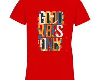 Good Vibes Only Graphic T-Shirt | Recycled Cotton Crewneck Tee