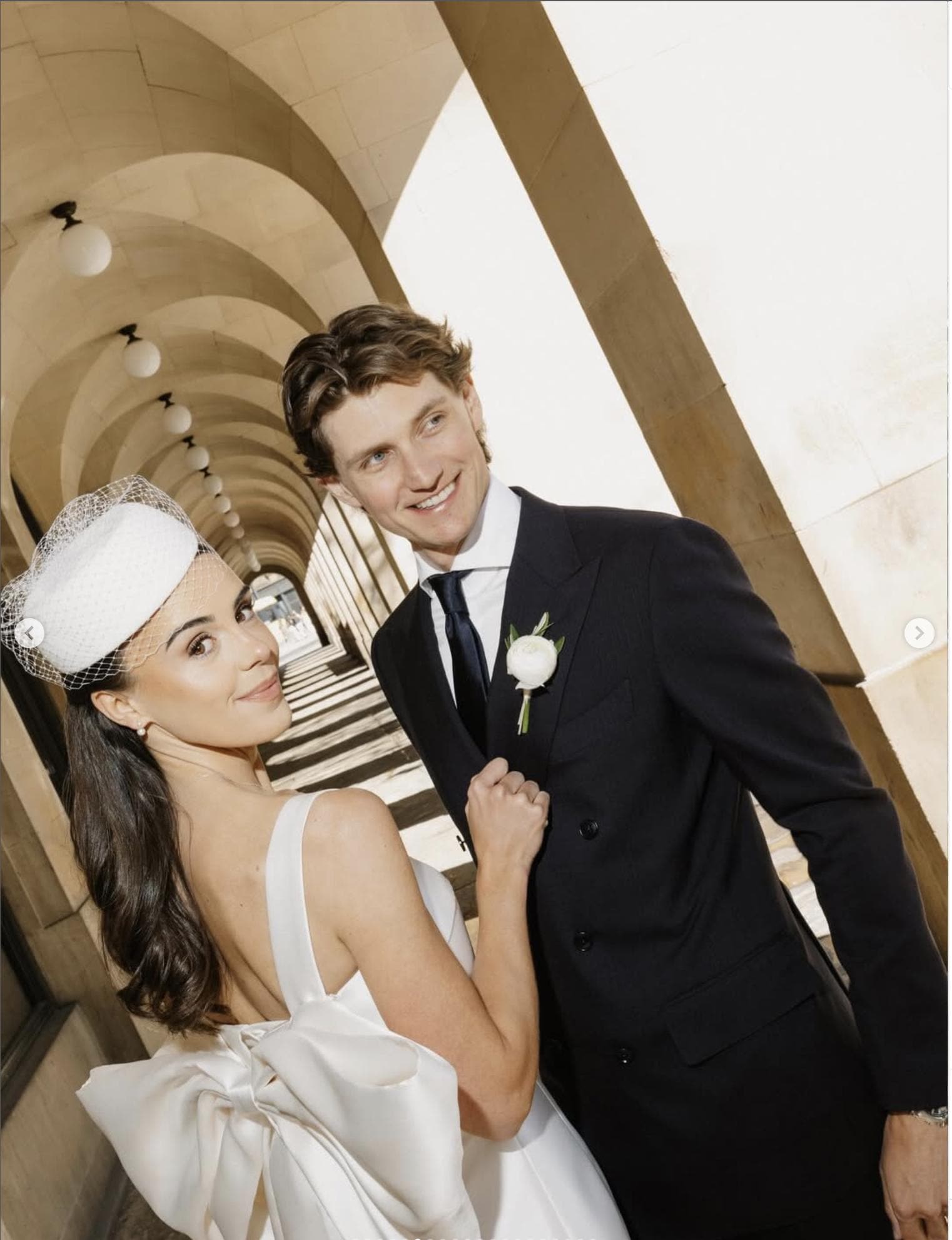 Couture Bridal Hat With Birdcage Veil | Statement Wedding