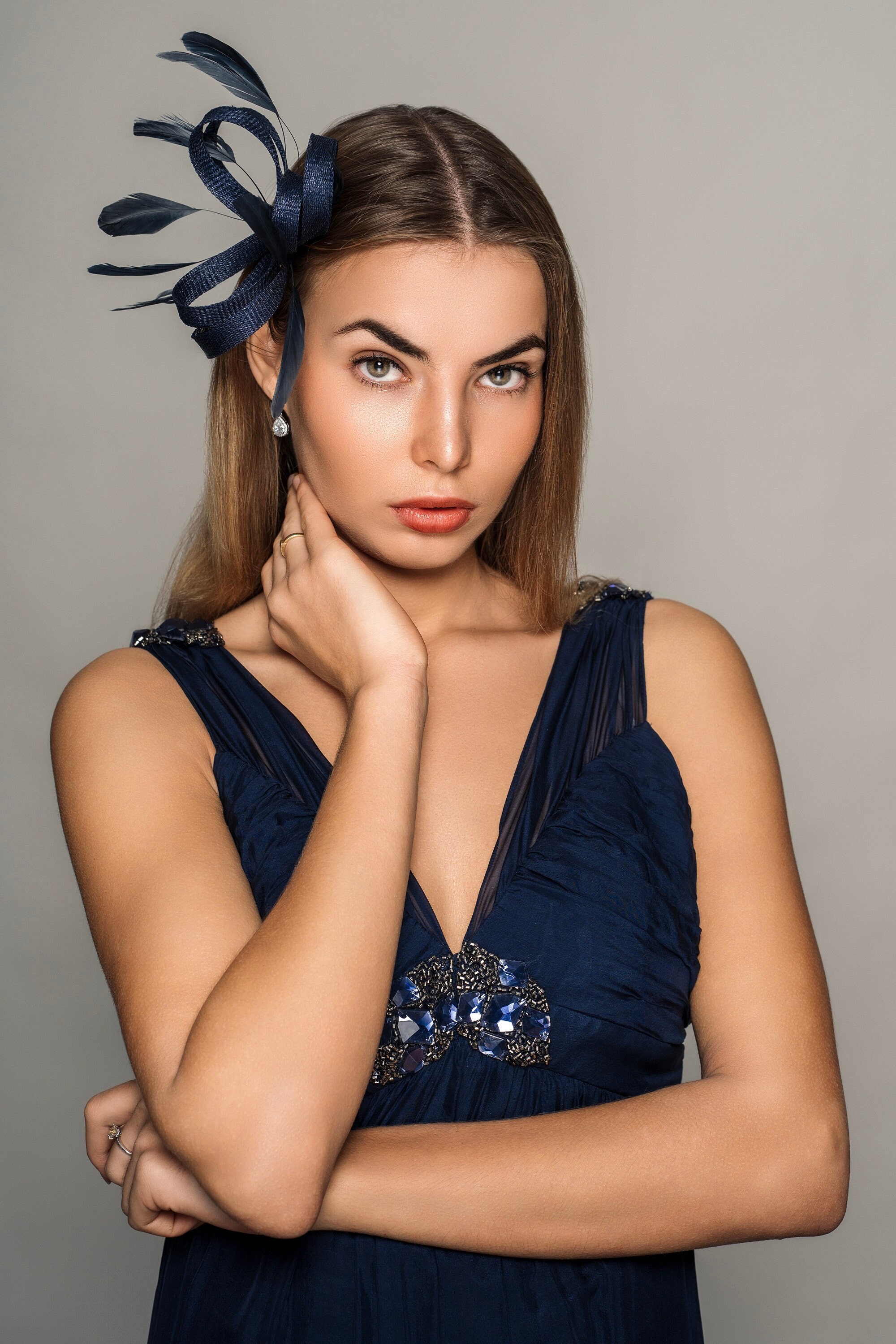 Tocados Boda Invitada Tocado Vintage Para Bodas Con Plumas Y