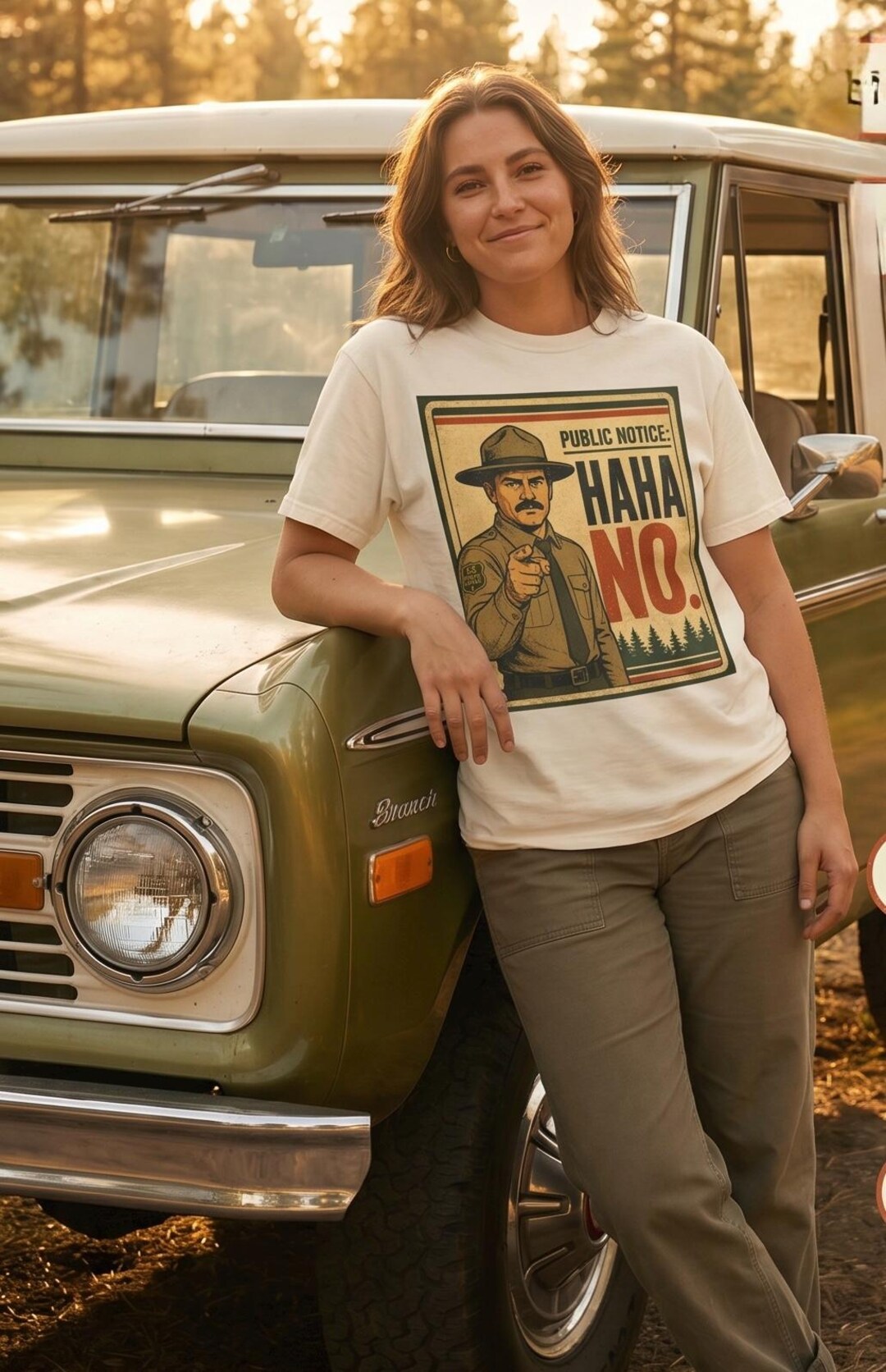 Ha Ha Rangers Retro 70s 80s Park Ranger Saying Ha Ha No T-shirt - Etsy