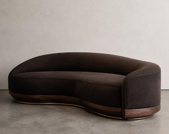Luxury Curved Boutique Sofa | Designer Fashion Store Seating