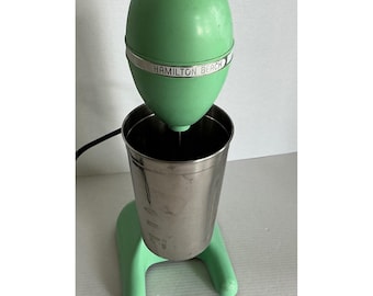 Vintage Scovill Hamilton Beach Mixer Avocado Green Model 30 & 2
