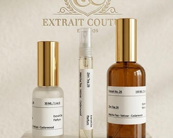 Zen Tea 26 Extrait Perfume | Matcha Fig Unisex Scent, NYC Apothecary Inspired