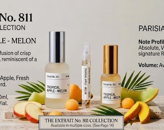 Extrait No. 811 Tropical Apple Melon Perfume | Bare Skin Scent, Fruity Fragrance | WOMENS