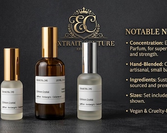 Extrait No. 540 | Crimson Crystal Extrait de Parfum | Saffron, Amberwood, Spun Sugar Fragrance