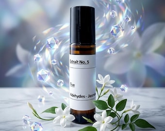 Extrait No. 5 Aldehyde Rose Ylang Ylang Perfume | Vintage Luxury (.33 fl oz)