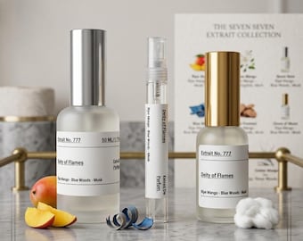 Extrait No. 777 | Deity of Flames Perfume | Mango, Ginger, Amber Woody Fragrance | MENS