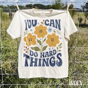 Positieve aanmoediging T-shirt met grafische print, inspirerend T-shirt voor leraren, kleding voor zelfvertrouwen in de klas, Comfort Colors® cadeau-T-shirt afbeelding 5
