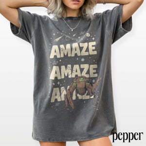 Amaze Rocky Alien Shirt Project Hail Mary, Sci-Fi Quote Graphic Tee, Book Lover Fan Style, Comfort Colors® Funny Space Gift image 4