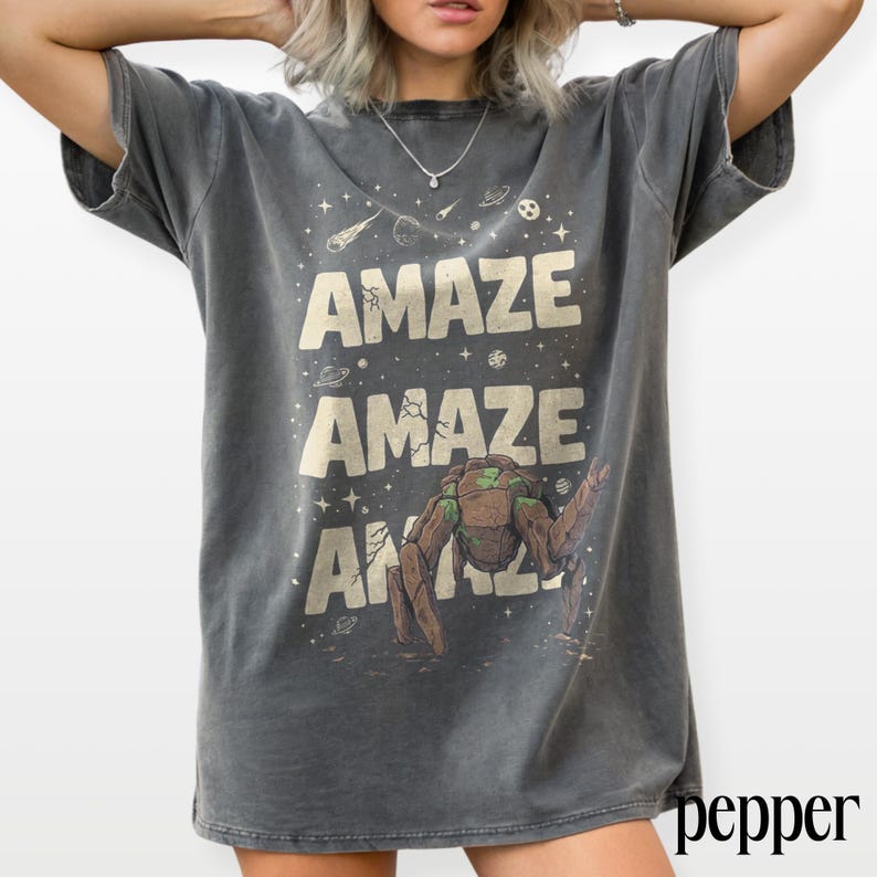 Amaze Rocky Alien Shirt Project Hail Mary, Sci-Fi Quote Graphic Tee, Book Lover Fan Style, Comfort Colors® Funny Space Gift image 4