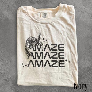 Amaze Rocky Alien Shirt, Funny Sci-Fi Quote Space Graphic Tee, Project Hail Mary Inspired Design, Comfort Colors® Sci-Fi Gift image 2