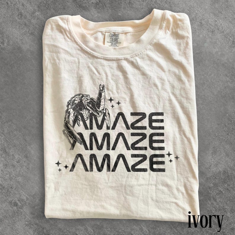 Amaze Rocky Alien Shirt, Funny Sci-Fi Quote Space Graphic Tee, Project Hail Mary Inspired Design, Comfort Colors® Sci-Fi Gift image 2
