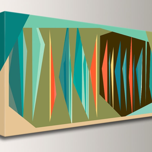 Art Prints Olive Green and Orange Etsy