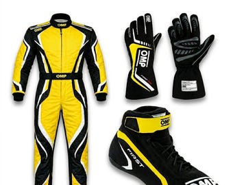 Go Kart Racing Suit, Shoes, Gloves Bundle with FREE Balaclava – Motorsport Outfit