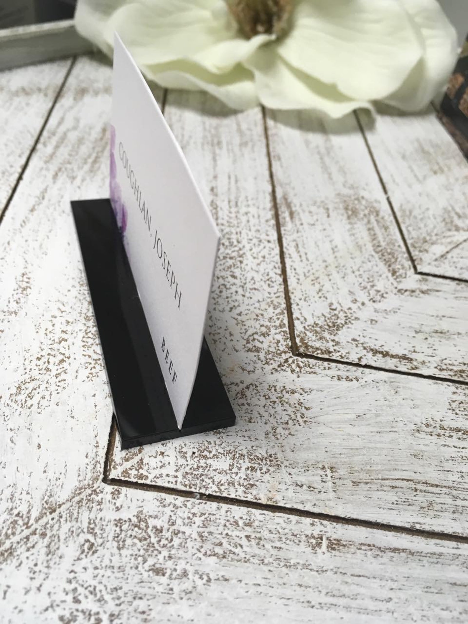 Acrylic Place Card Holders / Guest Name Card Holders / Mirror Etsy