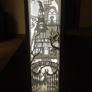 Halloween Shadow Box Book Nook