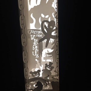 Krampus Night Shadow Box Book Nook