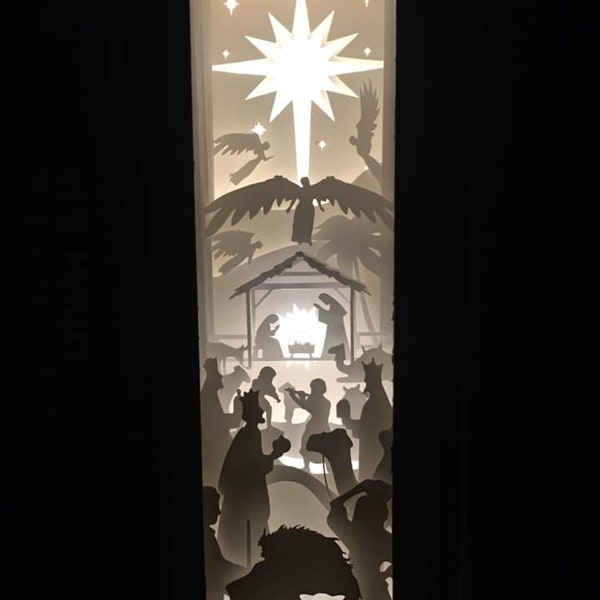 Nativity Shadow Box Book Nook Nativity Shadow Box Book Nook